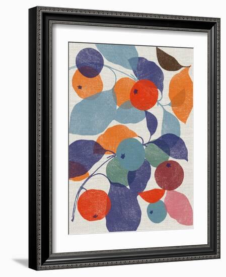 Printed Apples-Jenny Frean-Framed Giclee Print