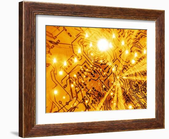 printed Circuit Board, Artwork-Mehau Kulyk-Framed Photographic Print