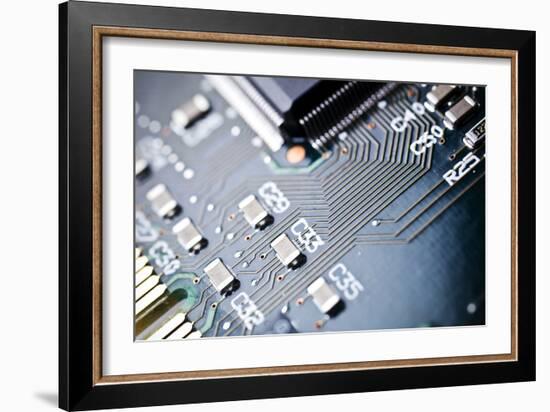 Printed Circuit Board Components-Arno Massee-Framed Photographic Print