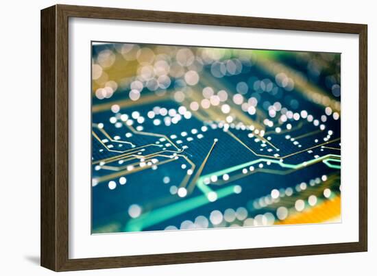 Printed Circuit Board-Arno Massee-Framed Photographic Print