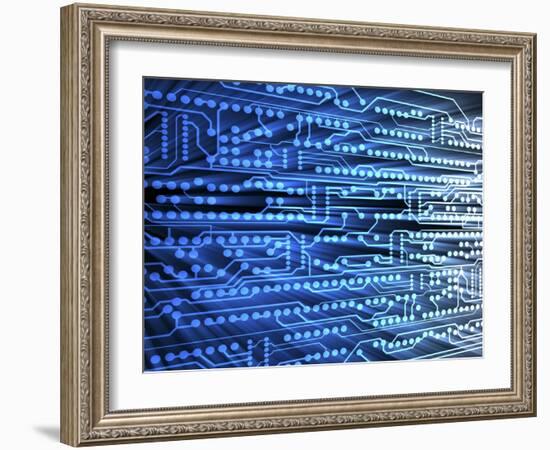 Printed Circuit Board-PASIEKA-Framed Photographic Print