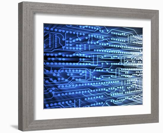 Printed Circuit Board-PASIEKA-Framed Photographic Print