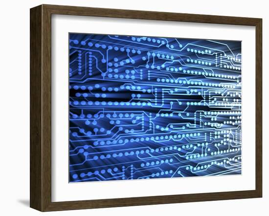 Printed Circuit Board-PASIEKA-Framed Photographic Print