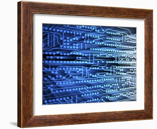 Printed Circuit Board-PASIEKA-Framed Photographic Print