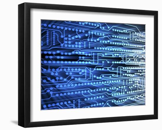 Printed Circuit Board-PASIEKA-Framed Photographic Print