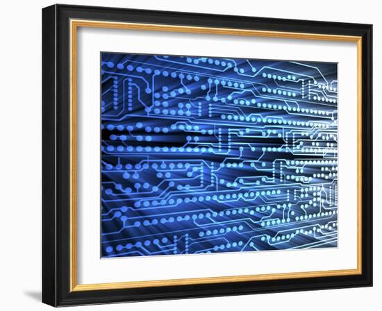 Printed Circuit Board-PASIEKA-Framed Photographic Print