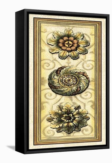 Printed Classic Rosette Panel I-Vision Studio-Framed Stretched Canvas