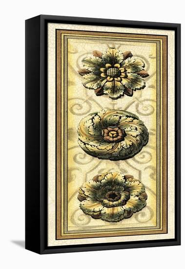 Printed Classic Rosette Panel II-Vision Studio-Framed Stretched Canvas