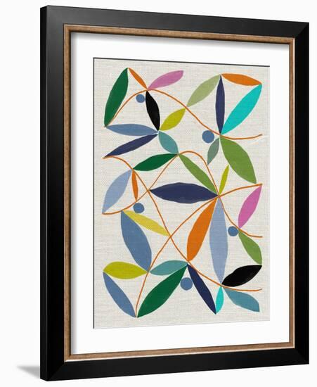 Printed Leaves-Jenny Frean-Framed Giclee Print