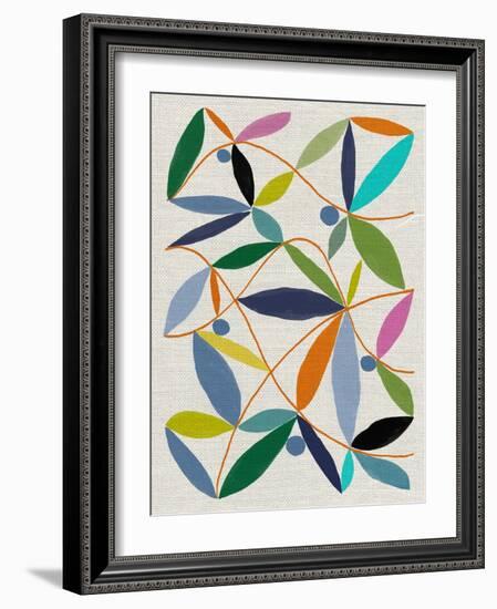 Printed Leaves-Jenny Frean-Framed Giclee Print