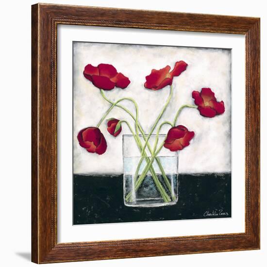 Printed Modern Poppies I-Chariklia Zarris-Framed Art Print