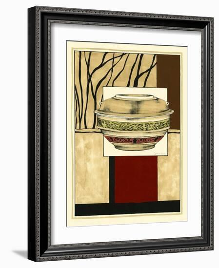 Printed Porcelain Garden II-Jennifer Goldberger-Framed Art Print