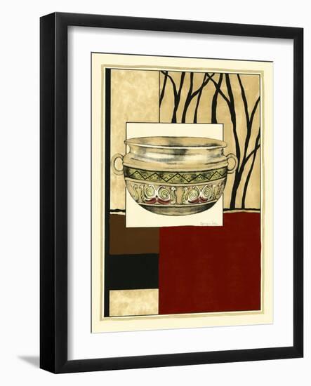 Printed Porcelain Garden III-Jennifer Goldberger-Framed Art Print