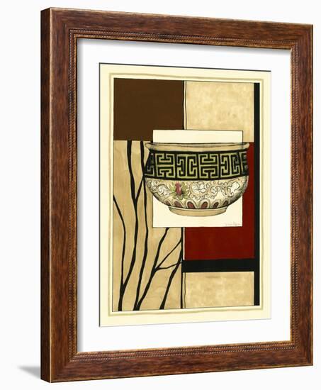 Printed Porcelain Garden IV-Jennifer Goldberger-Framed Art Print