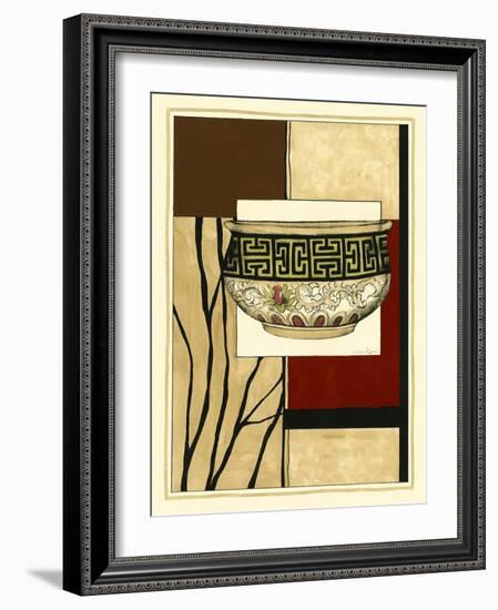 Printed Porcelain Garden IV-Jennifer Goldberger-Framed Art Print