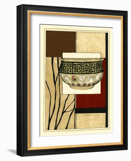 Printed Porcelain Garden IV-Jennifer Goldberger-Framed Art Print