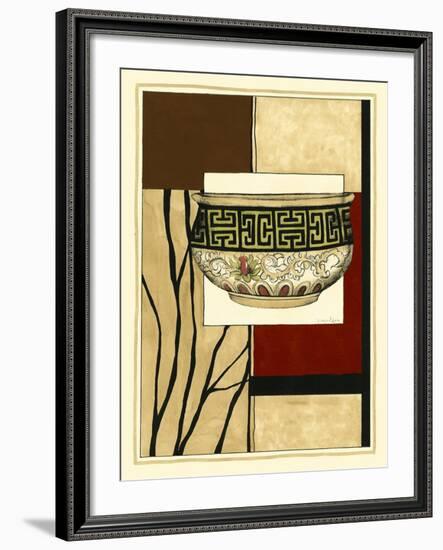 Printed Porcelain Garden IV-Jennifer Goldberger-Framed Art Print