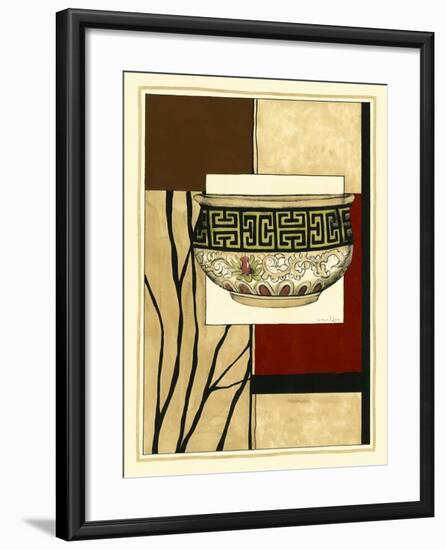 Printed Porcelain Garden IV-Jennifer Goldberger-Framed Art Print