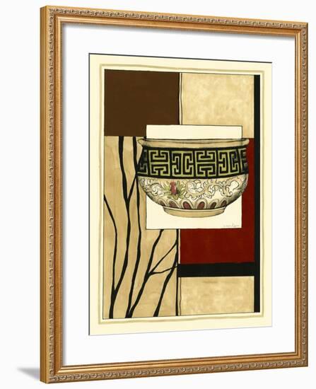 Printed Porcelain Garden IV-Jennifer Goldberger-Framed Art Print