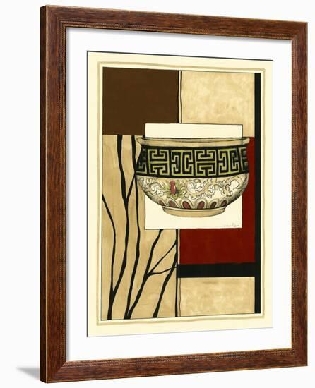 Printed Porcelain Garden IV-Jennifer Goldberger-Framed Art Print