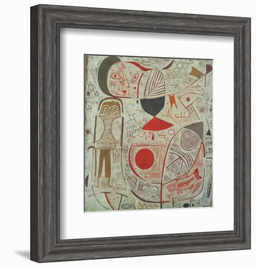 Printed Sheet with Pictures, 1937-Paul Klee-Framed Art Print