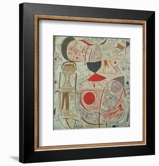 Printed Sheet with Pictures, 1937-Paul Klee-Framed Art Print