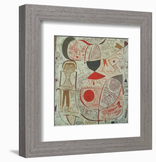 Printed Sheet with Pictures, 1937-Paul Klee-Framed Art Print