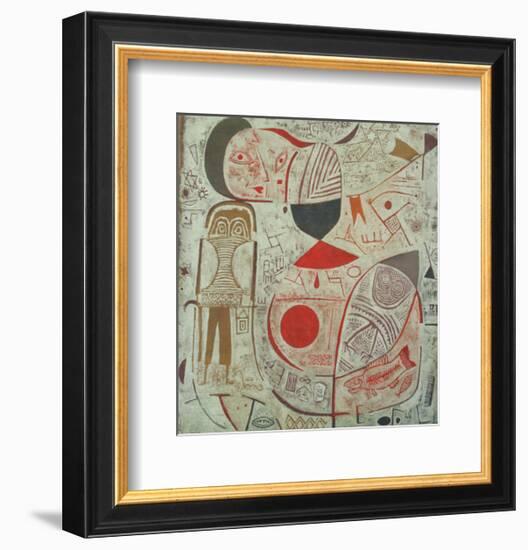 Printed Sheet with Pictures, 1937-Paul Klee-Framed Art Print