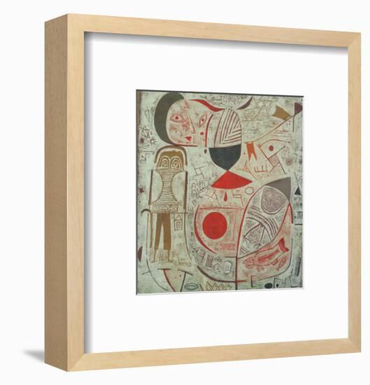 Printed Sheet with Pictures, 1937-Paul Klee-Framed Art Print