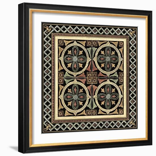 Printed Textile Motif IV-Vision Studio-Framed Art Print