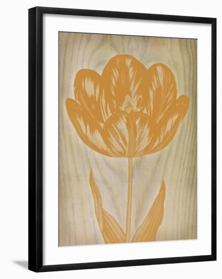 Printed Tulip I-Maria Mendez-Framed Giclee Print