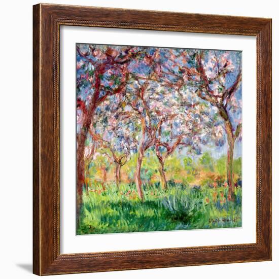 Printemps a Giverny, 1903-Claude Monet-Framed Premium Giclee Print