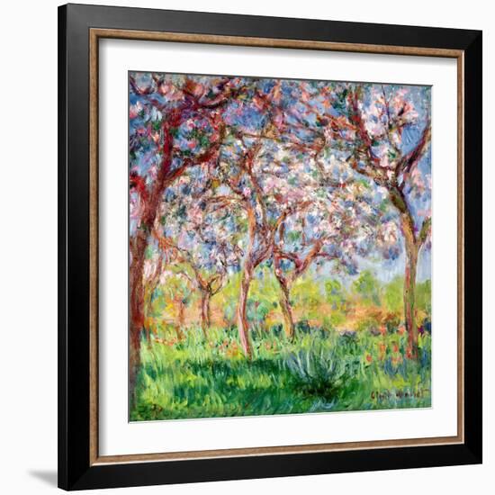 Printemps a Giverny, 1903-Claude Monet-Framed Premium Giclee Print