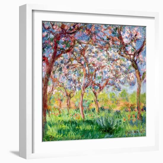 Printemps a Giverny, 1903-Claude Monet-Framed Premium Giclee Print