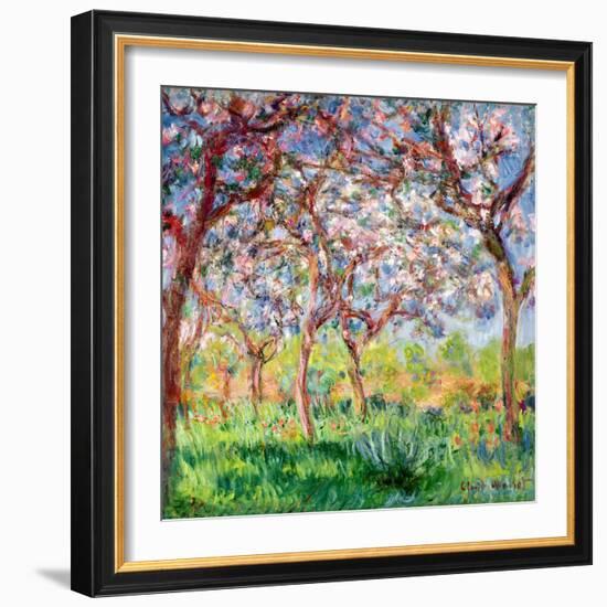 Printemps a Giverny, 1903-Claude Monet-Framed Premium Giclee Print