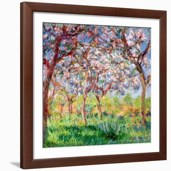 Printemps a Giverny, 1903-Claude Monet-Framed Giclee Print