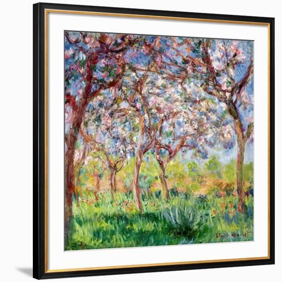 Printemps a Giverny, 1903-Claude Monet-Framed Giclee Print