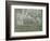 Printemps. Pruniers en fleurs, dit : Potager, arbres en fleurs, printemps, Pontoise-Camille Pissarro-Framed Giclee Print