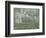 Printemps. Pruniers en fleurs, dit : Potager, arbres en fleurs, printemps, Pontoise-Camille Pissarro-Framed Giclee Print