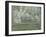 Printemps. Pruniers en fleurs, dit : Potager, arbres en fleurs, printemps, Pontoise-Camille Pissarro-Framed Giclee Print