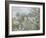 Printemps. Pruniers en fleurs, dit : Potager, arbres en fleurs, printemps, Pontoise-Camille Pissarro-Framed Giclee Print