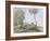 Printemps.Trembles et acacias-Alfred Sisley-Framed Giclee Print