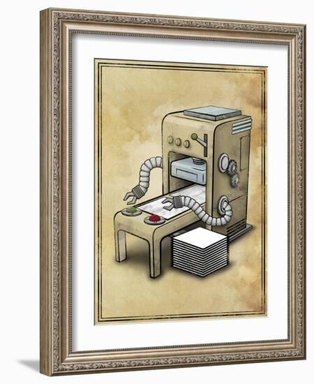 Printer-Michael Murdock-Framed Giclee Print