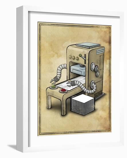 Printer-Michael Murdock-Framed Giclee Print