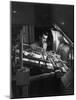 Printing Machine Operator Checks a Proof-Heinz Zinram-Mounted Photographic Print