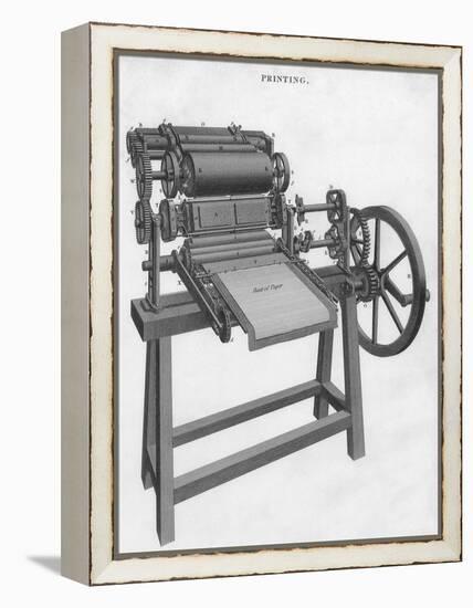 Printing Press-null-Framed Premier Image Canvas