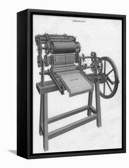 Printing Press-null-Framed Premier Image Canvas