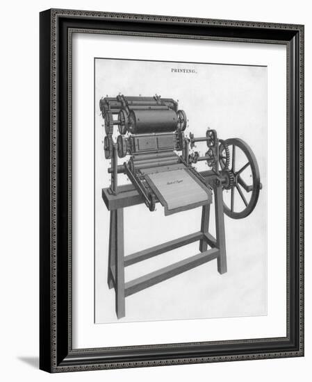 Printing Press-null-Framed Giclee Print