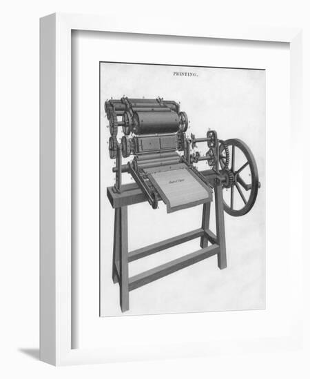 Printing Press-null-Framed Giclee Print