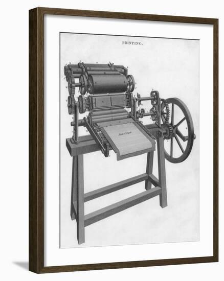 Printing Press-null-Framed Giclee Print